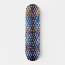 skate com imagem de Abstrato Honeycomb