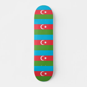 skate com pavilhão do Azerbaijão