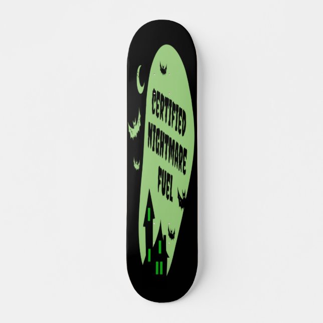 Skate combustível pesadelo certificado (Frente)