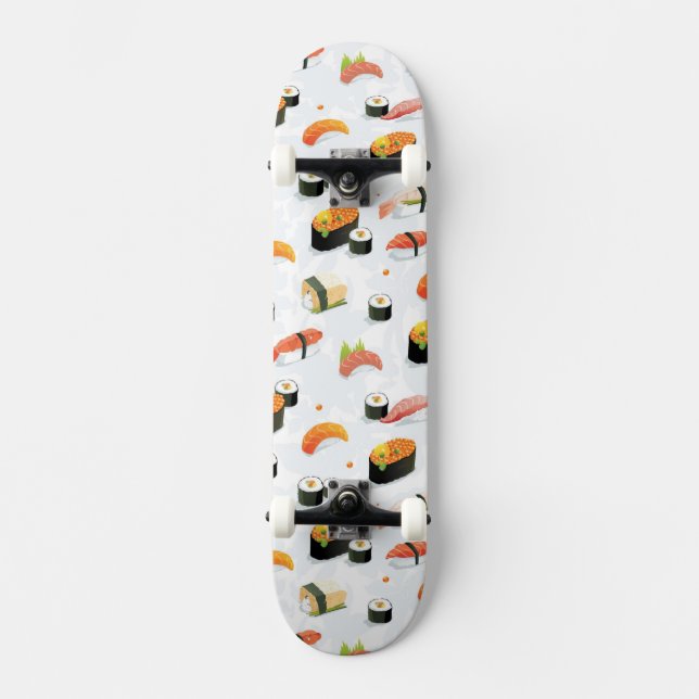 Skate Comida japonesa: Teste padrão do sushi (Frente)
