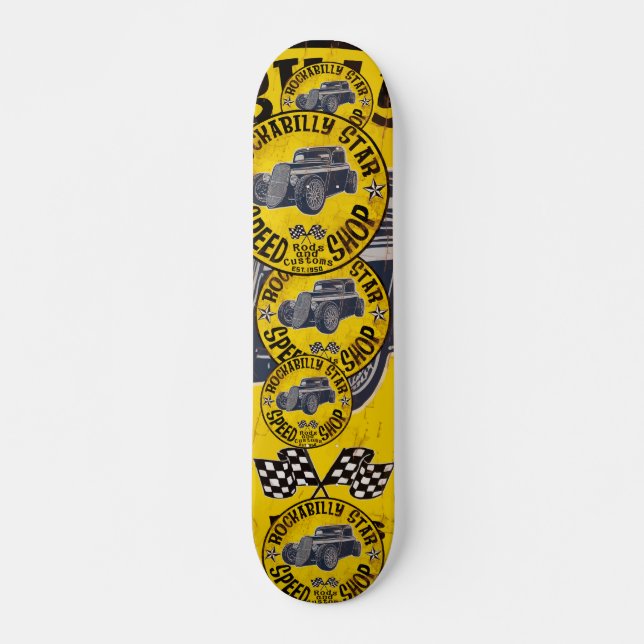 Skate Compro de velocidade de hot rods (Frente)