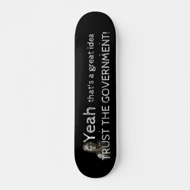 Skate Confiar No Governo (Frente)