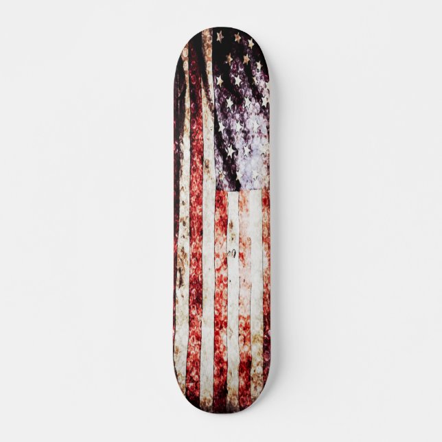 Skate Conselho American Hardcore Grunge Flag Element Pro (Frente)