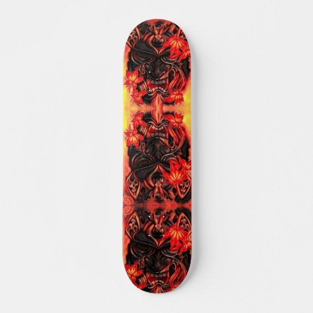 Skate Conselho Pró Personalizado de Elemento Flame Urban (Frente)
