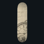 Skate Conter Canetas e rosto de observação com notas<br><div class="desc">Parece que alguém estava tomando muitas notas! Esta pintura contemporânea de canetas-fonte e um olhar ilustram a perda de tempo para as várias atividades mundanas,  mas importantes,  em nossas vidas. Pegue sua cópia hoje!</div>
