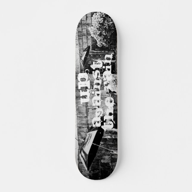 Skate contra a chuva (Frente)
