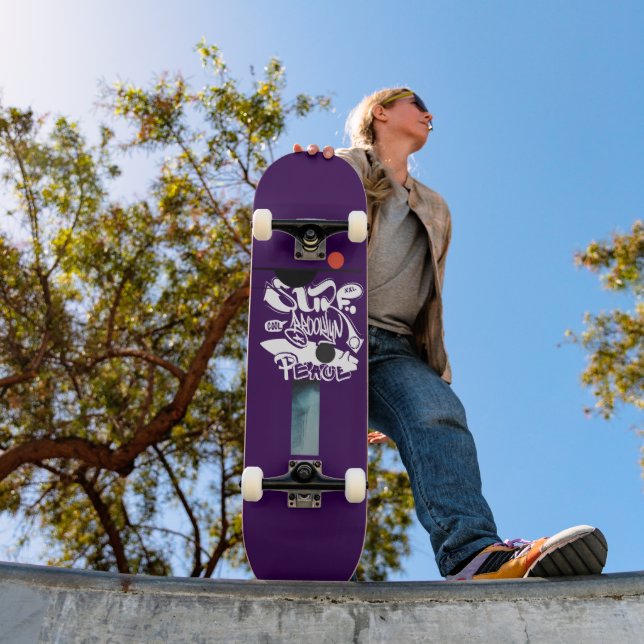 Skate Cool Retro Surf Brooklyn Peace  (Ao ar livre 1)