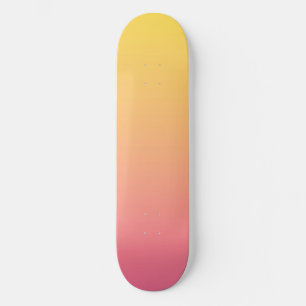 Skate Cor Amarelo Rosa