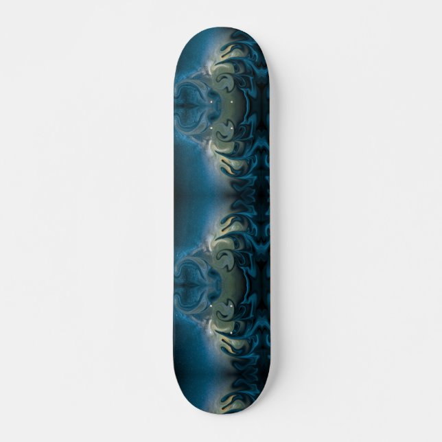 Skate cor azul remolino (Frente)