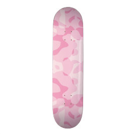 Skate cor-de-rosa de Camo
