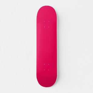 Skate Cor-de-rosa forte avermelhada sólida