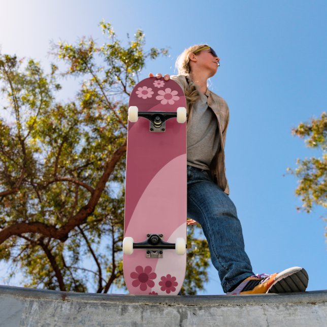 Skate Cor-de-rosa retrorreflector (Ao ar livre 1)