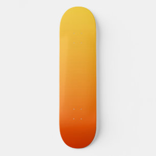 Skate Cor Laranja Amarelo