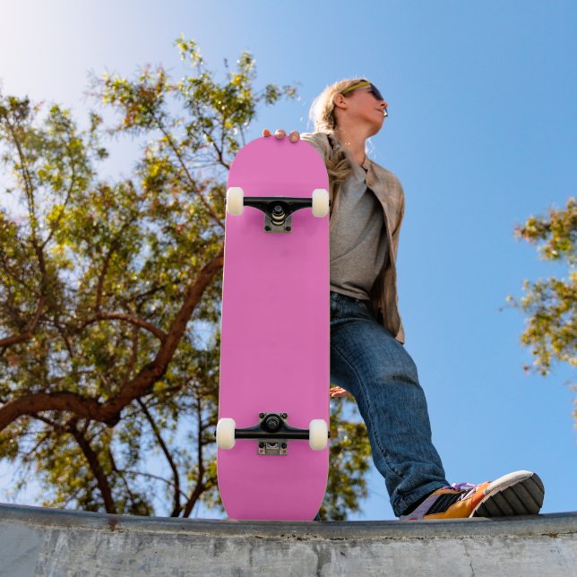 Skate Cor Sólida Neon Rosa | Clássico (Ao ar livre 1)
