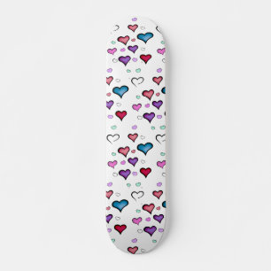 Skate coração do dia de os namorados