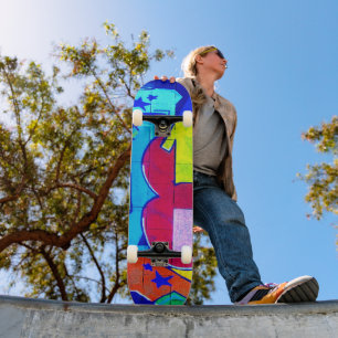 Skate Coração do grafite