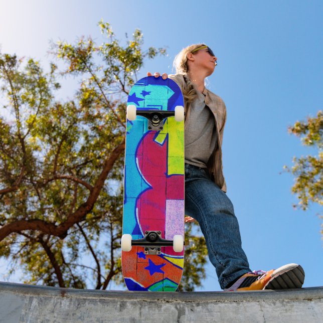 Skate Coração do grafite (Ao ar livre 1)