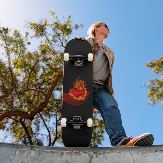 Skate Coração em chamas (Ao ar livre 1)