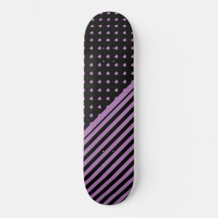 SKATE CORAÇÕES E STRIPES PERSONALIZADOS PADRÃO PURPULSO