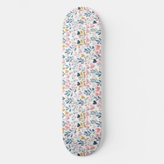 Skate Corações em aquarela