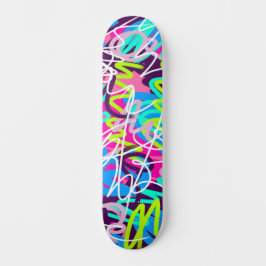 Skate Cores Alegres Moderno Abstrato