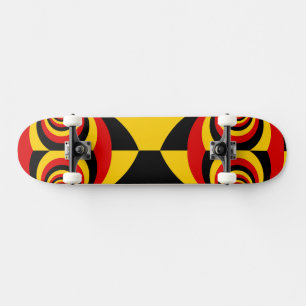 Skate Cores da Bandeira Nacional da Alemanha Adição Impr