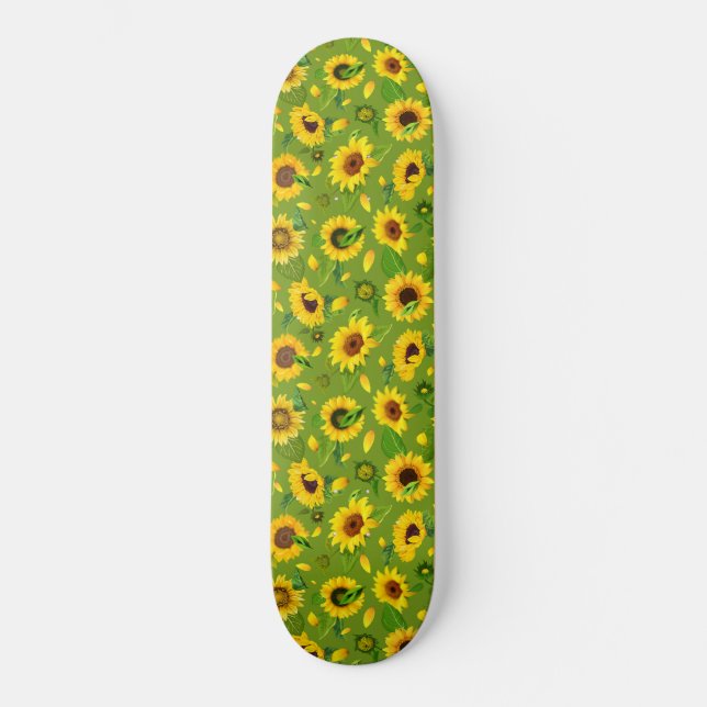 Skate Cores d'água Girassol 4 (Frente)
