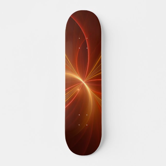 Skate Cores Quentes Modernas de Arte Fractal Mística Abs (Frente)