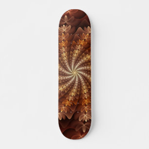 Skate Cores Quentes, Padrão de Arte Fractal Moderna Trip