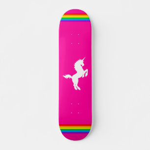 Skate COREY TIGER 80s RETRO VINTAGE UNICORN RAINBOW PINK