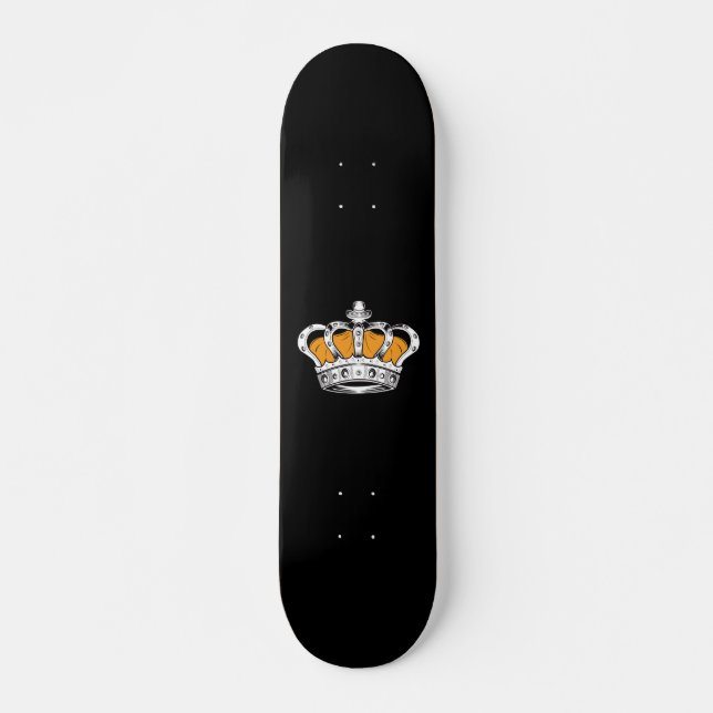 Skate Coroa - Amarelo (Frente)
