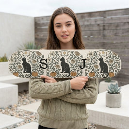 Skate Coroa de Abóbora de Outono da Fase Lunar Botânica