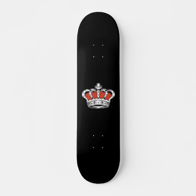 Skate Coroa - Laranja (Frente)