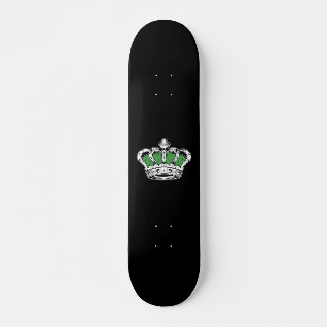 Skate Coroa - Verde (Frente)