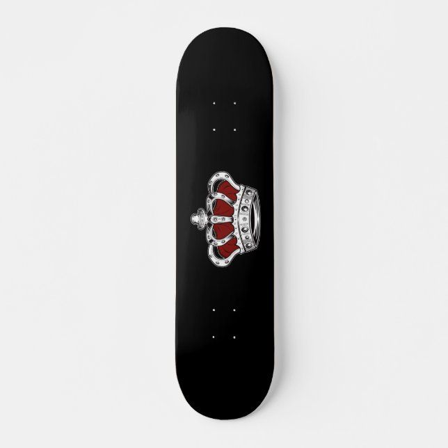 Skate Coroa - Vermelho (Frente)