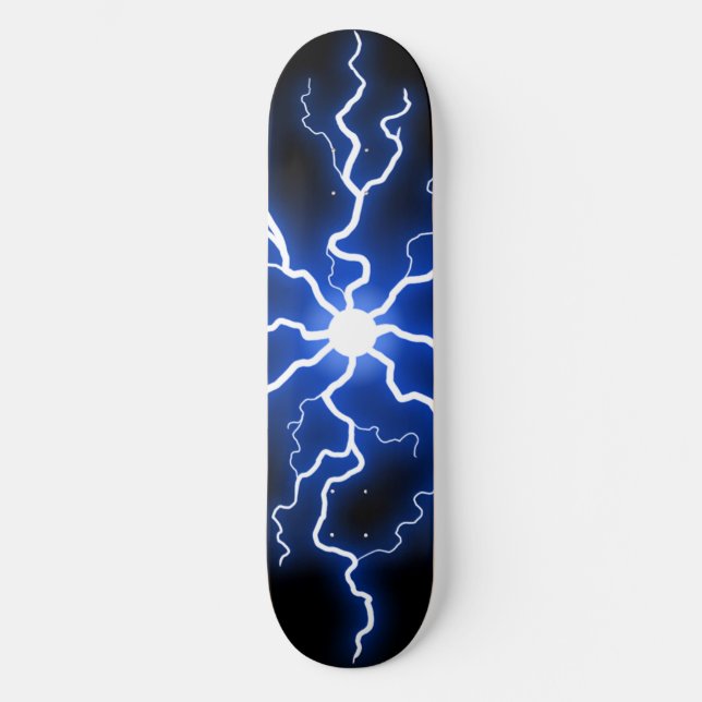 Skate Corrente Elétrica Azul Fria (Frente)