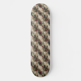 Skate Coruja Floral Enfeitiçante