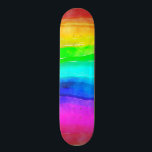 Skate Cotovelo<br><div class="desc">Rainbow WatercolorQuer você esteja fazendo rangidos na metade do tubo ou 'kickflips' na rua, este conselho em forma de competição tem pop supremo! Nossos conveses são feitos de um mapa de duro-rocha de melhor qualidade e com nosso processo de impressão de um tipo. você tem o melhor skate disponível no...</div>
