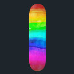 Skate Cotovelo<br><div class="desc">Rainbow WatercolorQuer você esteja fazendo rangidos na metade do tubo ou 'kickflips' na rua, este conselho em forma de competição tem pop supremo! Nossos conveses são feitos de um mapa de duro-rocha de melhor qualidade e com nosso processo de impressão de um tipo. você tem o melhor skate disponível no...</div>