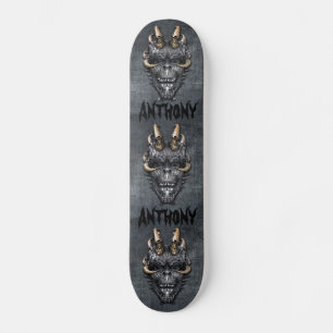 Skate Crânio assustador