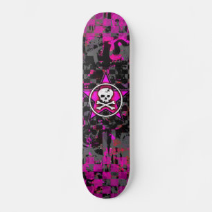 Skate Crânio cor-de-rosa da estrela
