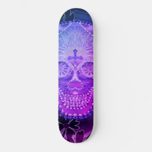 Skate Crânio de Açúcar Roxo