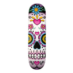 Skate Crânio de Diâmetro de los Muertos Açúcar