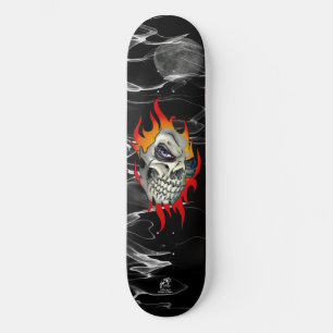Skate Crânio de Flaming