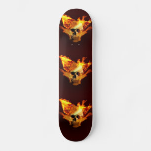 Skate Crânio flamejante