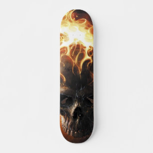 Skate Crânio flamejante pattern1
