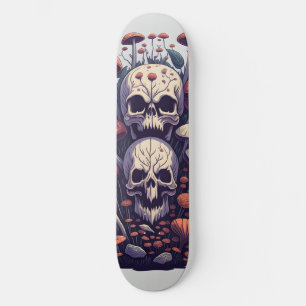 Skate Crânios e Cogumelos