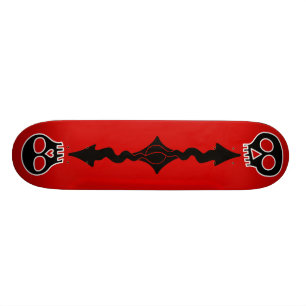 Skate crânios pretos