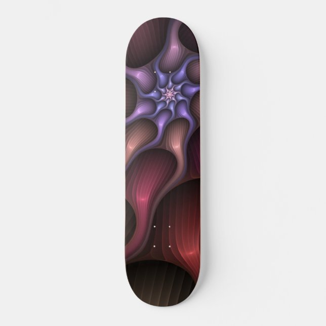 Skate Crescimento mágico - Fractal Abstrato moderno colo (Frente)