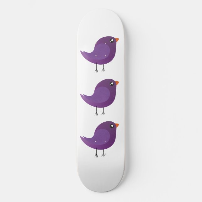 Skate Crianças, passarinho fofo (Frente)